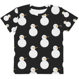 Boys Snow Man Crew Neck T-shirt - KIDROVIA SHOP