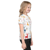 Girls Christmas Scene Crew Neck T-shirt - KIDROVIA SHOP