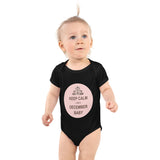 Keep Calm I'm a December Baby Organic Cotton Baby Bodysuit - KIDROVIA SHOP