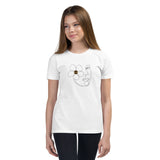 Girl's Face Short Sleeve T-Shirt - KIDROVIA SHOP