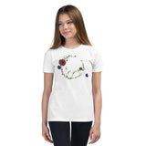 Girl's Flowers Short Sleeve T-Shirt - KIDROVIA SHOP