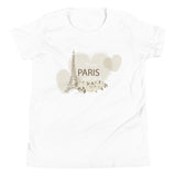 Girl's Paris With Love Short Sleeve T-Shirt - KIDROVIA SHOP