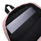 Girls Pink Patterned Backpack - KIDROVIA SHOP