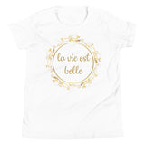 Girl's Lavieest Belle Short Sleeve T-Shirt - KIDROVIA SHOP