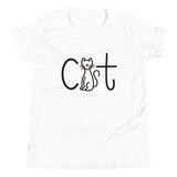 Cat Youth Short Sleeve T-Shirt - KIDROVIA SHOP