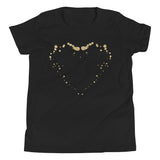 Girls Golden Heart T-Shirt - KIDROVIA SHOP