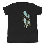 Blue Leaf Youth Short Sleeve T-Shirt - KIDROVIA SHOP