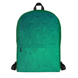 Boys Green Geometric Backpack