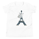 Girl's I Love Paris Youth Short Sleeve T-Shirt - KIDROVIA SHOP