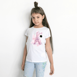 Girl's Paris Short Sleeve T-Shirt - KIDROVIA SHOP