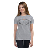 Girl's I Am Beatiful Short Sleeve T-Shirt - KIDROVIA SHOP