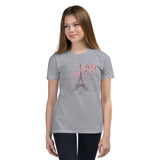 Girl's Paris Short Sleeve T-Shirt - KIDROVIA SHOP