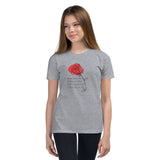 Girls Roses Are Red T-Shirt - KIDROVIA SHOP