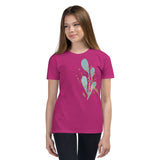 Blue Leaf Youth Short Sleeve T-Shirt - KIDROVIA SHOP