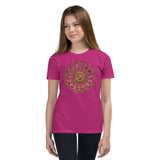 Girl's Golden Short Sleeve T-Shirt - KIDROVIA SHOP