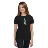 Blue Leaf Youth Short Sleeve T-Shirt - KIDROVIA SHOP