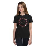 Girls English Rose Short Sleeve T-Shirt - KIDROVIA SHOP