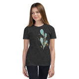 Blue Leaf Youth Short Sleeve T-Shirt - KIDROVIA SHOP