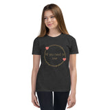 Girl's All You Need Is Love Short Sleeve T-Shirt - KIDROVIA SHOP