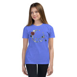 Girl's Flowers Short Sleeve T-Shirt - KIDROVIA SHOP