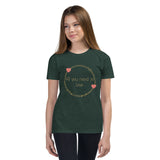 Girl's All You Need Is Love Short Sleeve T-Shirt - KIDROVIA SHOP