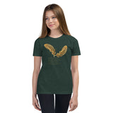 Girls Angel Blessing Short Sleeve T-Shirt - KIDROVIA SHOP