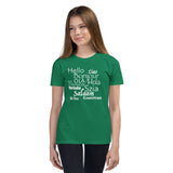 Girl's Hello Short Sleeve T-Shirt - KIDROVIA SHOP