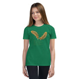 Girls Angel Blessing Short Sleeve T-Shirt - KIDROVIA SHOP