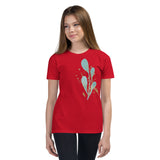 Blue Leaf Youth Short Sleeve T-Shirt - KIDROVIA SHOP