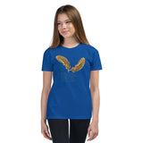 Girls Angel Blessing Short Sleeve T-Shirt - KIDROVIA SHOP