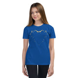 Girls Golden Heart T-Shirt - KIDROVIA SHOP