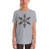 Youth Snow Flake Winter T-shirt - KIDROVIA SHOP