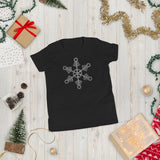 Youth Snow Flake Winter T-shirt - KIDROVIA SHOP