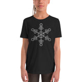 Youth Snow Flake Winter T-shirt - KIDROVIA SHOP