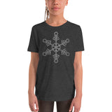 Youth Snow Flake Winter T-shirt - KIDROVIA SHOP