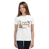 Girls Happy Holidays T-shirt