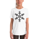 Youth Snow Flake Winter T-shirt - KIDROVIA SHOP