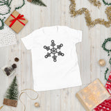 Youth Snow Flake Winter T-shirt - KIDROVIA SHOP